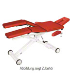 HWK Therapy table Solid Lymph / Manu Hydraulik with 3 pcs. Headboard, LxWxH 195x65x46-89 cm