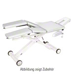HWK Therapy table Solid Lymph / Manu Hydraulik with 3 pcs. Headboard, LxWxH 195x65x46-89 cm