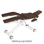 HWK Therapy table Solid Lymph / Manu Hydraulik with 3 pcs. Headboard, LxWxH 195x65x46-89 cm