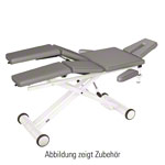 HWK Therapy table Solid Lymph / Manu Hydraulik with 3 pcs. Headboard, LxWxH 195x65x46-89 cm