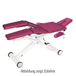 HWK Therapy table Solid Lymph / Manu Hydraulik with 3 pcs. Headboard, LxWxH 195x65x46-89 cm