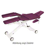 HWK Therapy table Solid Lymph / Manu Hydraulik with 3 pcs. Headboard, LxWxH 195x65x46-89 cm