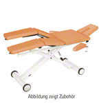 HWK Therapy table Solid Lymph / Manu Hydraulik with 3 pcs. Headboard, LxWxH 195x65x46-89 cm