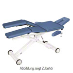 HWK Therapy table Solid Lymph / Manu Hydraulik with 3 pcs. Headboard, LxWxH 195x65x46-89 cm