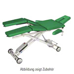 HWK Therapy table Solid Lymph / Manu battery with 3 pcs. Headboard, LxWxH 195x65x46-89 cm