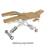 HWK Therapy table Solid Lymph / Manu battery with 3 pcs. Headboard, LxWxH 195x65x46-89 cm