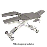 HWK Therapy table Solid Lymph / Manu battery with 3 pcs. Headboard, LxWxH 195x65x46-89 cm