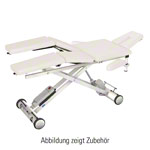 HWK Therapy table Solid Lymph / Manu battery with 3 pcs. Headboard, LxWxH 195x65x46-89 cm