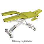 HWK Therapy table Solid Lymph / Manu battery with 3 pcs. Headboard, LxWxH 195x65x46-89 cm