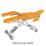 HWK Therapy table Solid Lymph / Manu battery with 3 pcs. Headboard, LxWxH 195x65x46-89 cm
