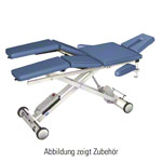 HWK Therapy table Solid Lymph / Manu battery with 3 pcs. Headboard, LxWxH 195x65x46-89 cm