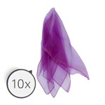 Juggling cloth, 65x65 cm, 10 cloths