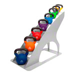 Kettlebells 4-24 kg, set of 8 incl. storage