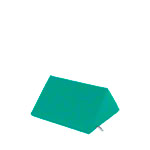 Leg support triangle LxWxH 45x35x16 cm