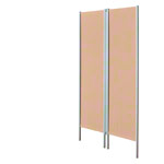 Lightweight screeen 2-leaf, HxB 165x101 cm
