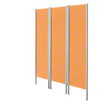 Lightweight screen 3-leaf, HxQ 165x156 cm