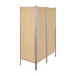Lightweight screen 3-leaf, HxQ 165x156 cm
