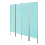 Lightweight screen 4-leaf, HxB 165x204 cm