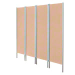 Lightweight screen 4-leaf, HxB 165x204 cm