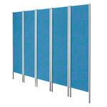 Lightweight screen 5-leaf, HxW 165x259 cm