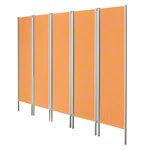 Lightweight screen 5-leaf, HxW 165x259 cm
