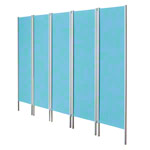 Lightweight screen 5-leaf, HxW 165x259 cm