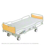 Lojer hospital bed ScanAfia XS 490, Trendelenburg, RAL 9010