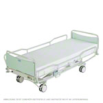 Lojer hospital bed ScanAfia XS 490, Trendelenburg, RAL 9010