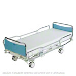 Lojer hospital bed ScanAfia XS 490, Trendelenburg, chrome frame