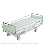 Lojer hospital bed ScanAfia XS 490, Trendelenburg, chrome frame