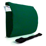 Lumbar cushion with cover and belt