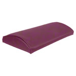 Lumbar pad with synthetic leather cover hard, LxBxH 33x21x6 cm
