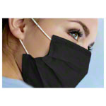 Medical disposable face mask with elastic band and nose clip, 50 pieces, blue