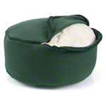 Meditation cushion with spelt husk,  40 cm incl. cover