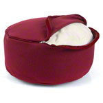 Meditation cushion with spelt husk,  40 cm incl. cover