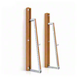 NOHRD SquatRack folding dumbbell rack oak