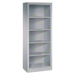 Office bookcase with 4 shelves, H x W x D 195 x 80 x 40 cm