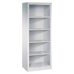 Office bookcase with 4 shelves, H x W x D 195 x 80 x 50 cm