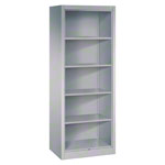 Office bookcase with 4 shelves, H x W x D 195 x 80 x 50 cm