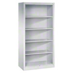 Office bookcase with 4 shelves, H x W x D 195 x 93 x 50 cm