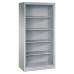 Office bookcase with 4 shelves, H x W x D 195 x 93 x 50 cm