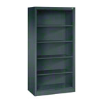 Office bookcase with 4 shelves, H x W x D 195 x 93 x 50 cm