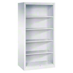 Office bookcase with 4 shelves, HxWxD 195x93x60 cm