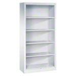 Office shelf with 4 shelves, HxWxD 195x93x40 cm