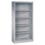 Office shelf with 4 shelves, HxWxD 195x93x40 cm