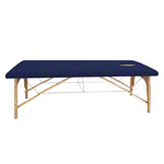 Oil-resistant massage table cover with PU coating, 200 x 65 cm, nasal slit