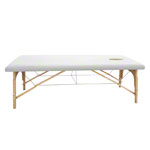 Oil-resistant massage table cover with PU coating, 200 x 65 cm, nasal slit