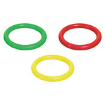 PVC diving ring, � 17 cm, 4-pieces