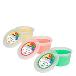 Physioflex Therapy Clay, set: 450 g, each 1x soft, medium, strong