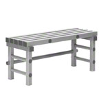 Plastic bench, LxWxH 100x40x45 cm